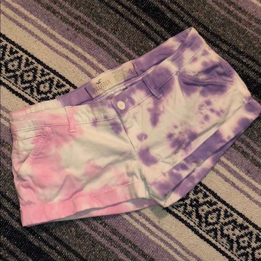 Tie Dye Hollister shorts